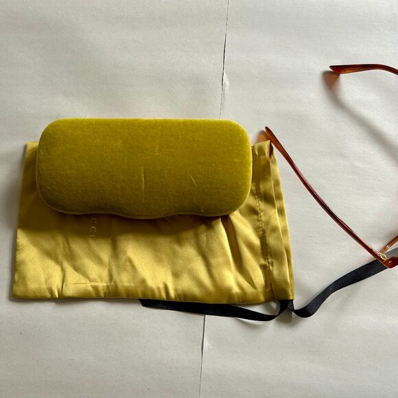 GUCCI GG0155OA NWOT glasses, frames, tan tortoise. Put your Rx in! Save! - Picture 6 of 16